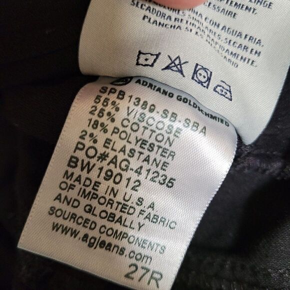 AG Adriano Goldschmied Secret Fit Belly Skinny Legging Ankle Maternity Jeans 27 - Picture 15 of 15